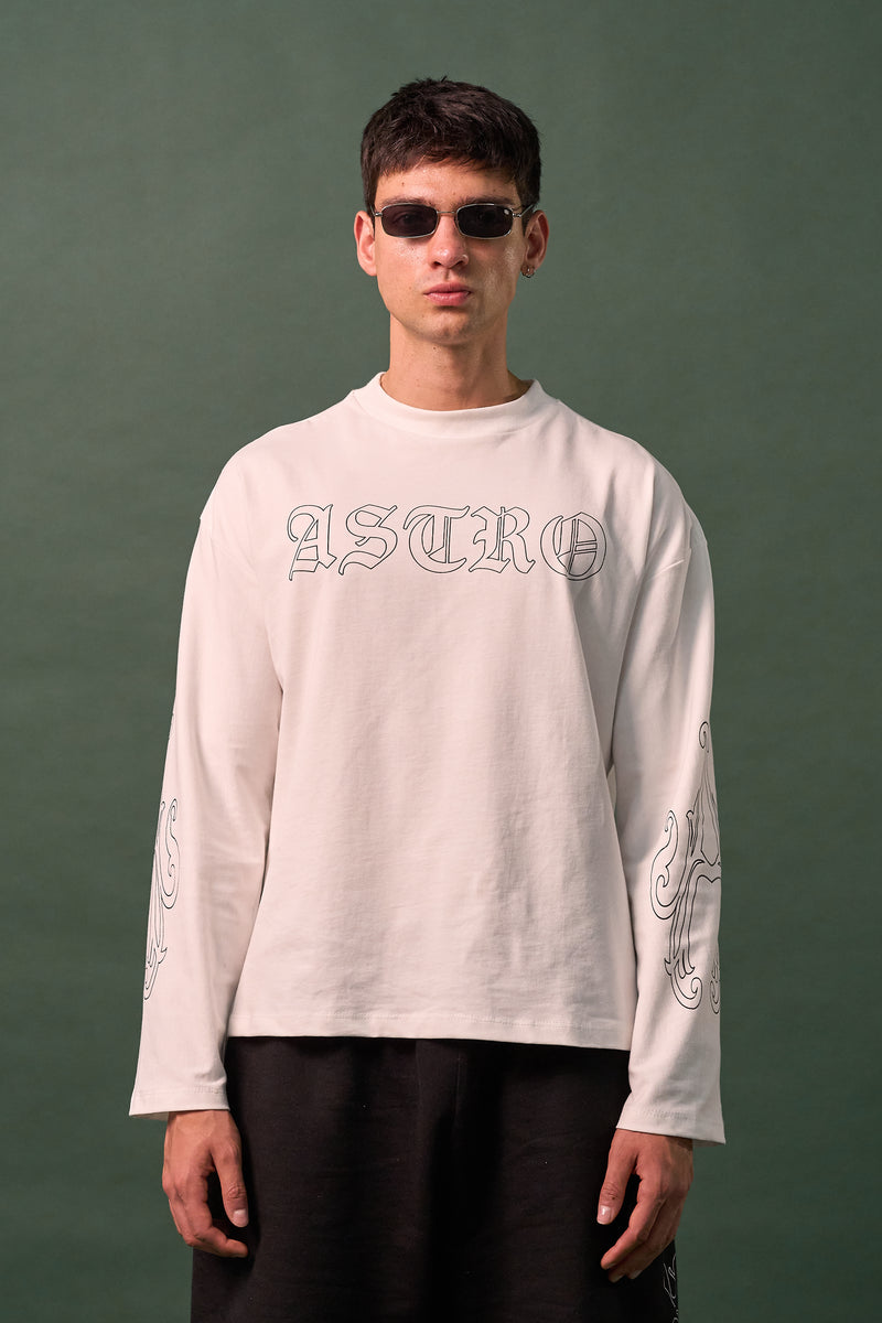 Long Sleeve Blanco - Gothic
