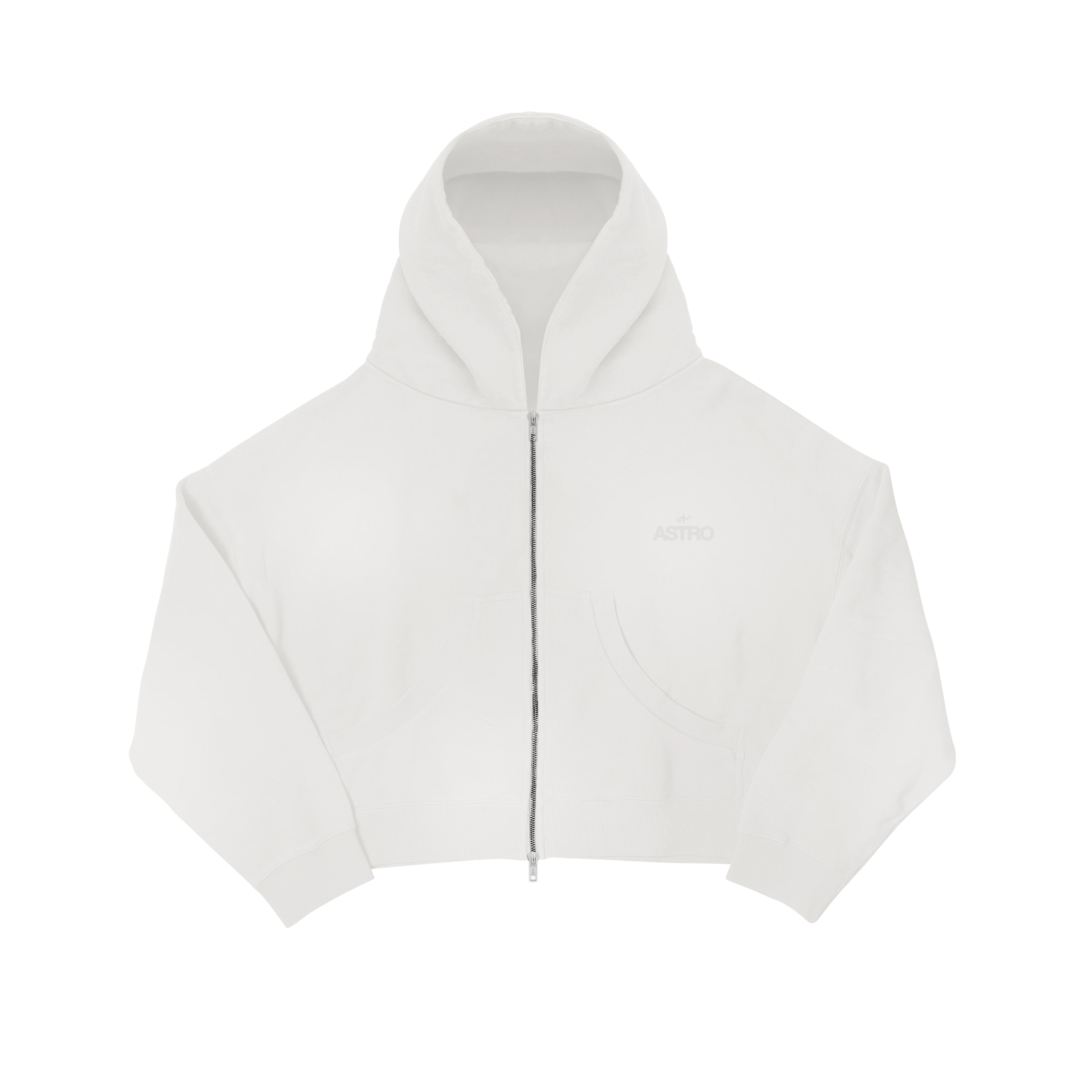 Double Zip Ivory V1 Boxy Fit