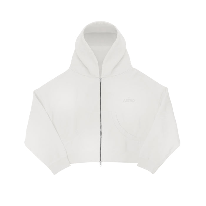 Double Zip Ivory V1 Boxy Fit