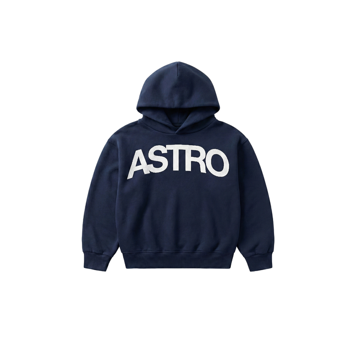 Basics V2 - Deep Navy Hoodie Boxy Fit