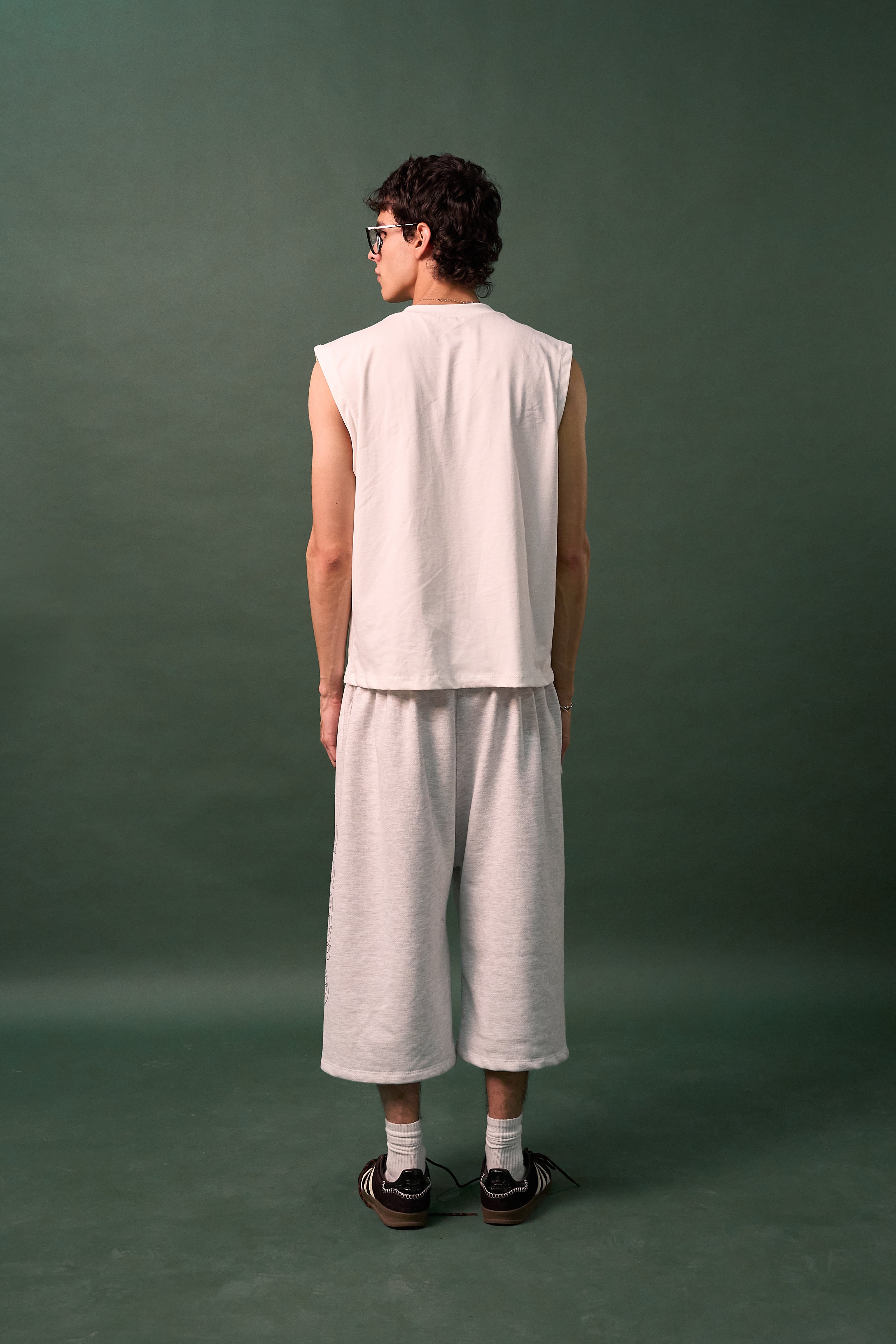 Muscle Tee Blanca -