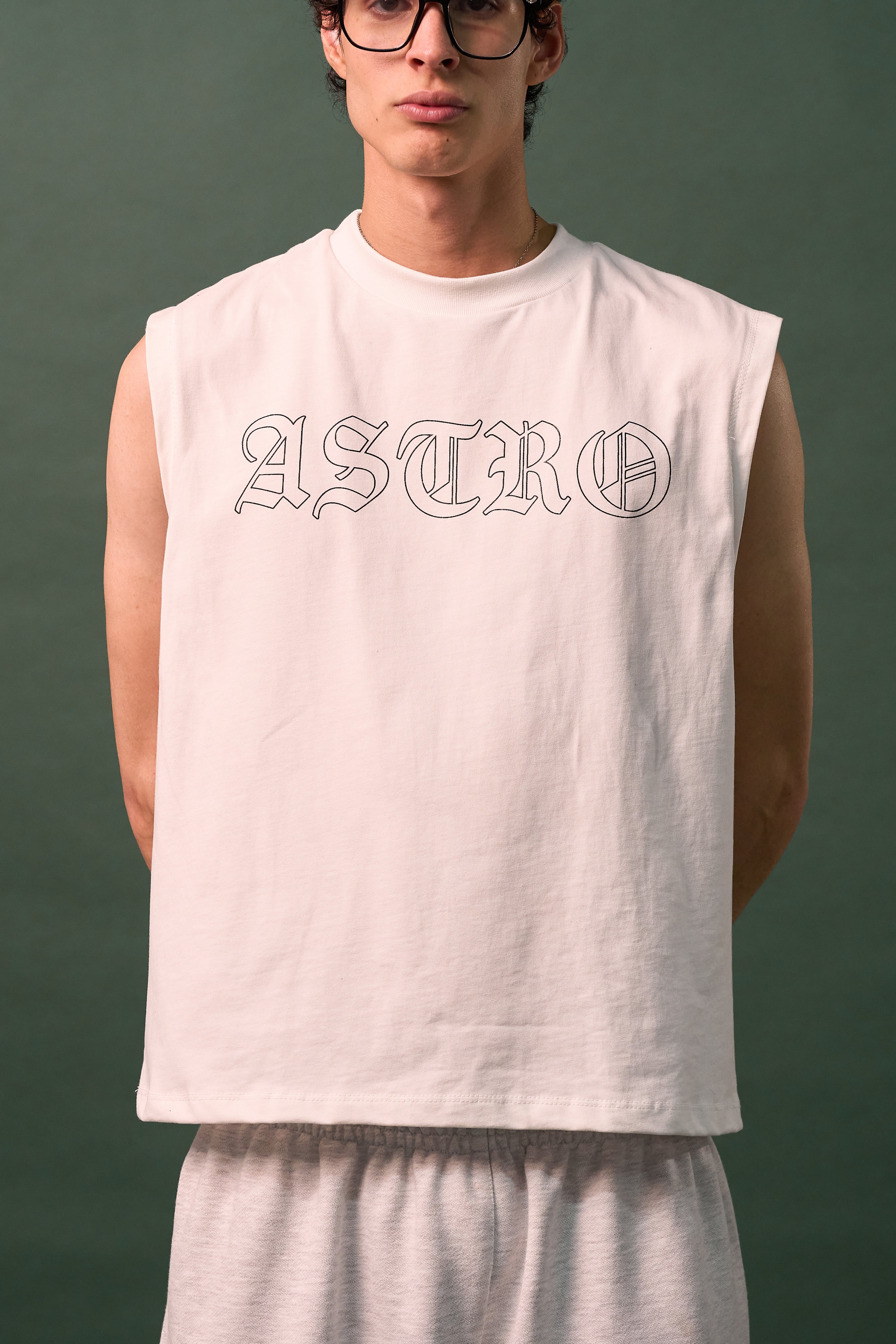 Muscle Tee Blanca -