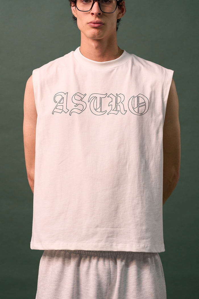 Muscle Tee Blanca -