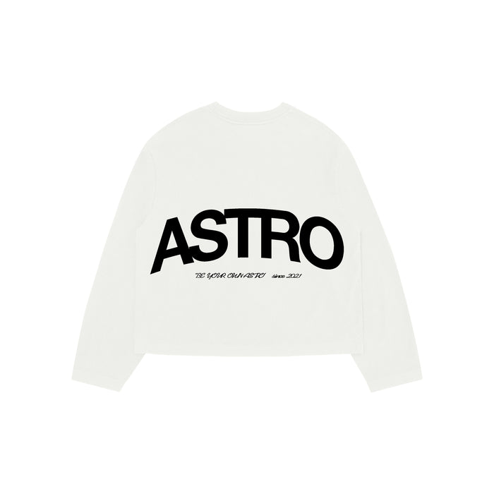 Ivory V2 Long Sleeve Boxy Fit