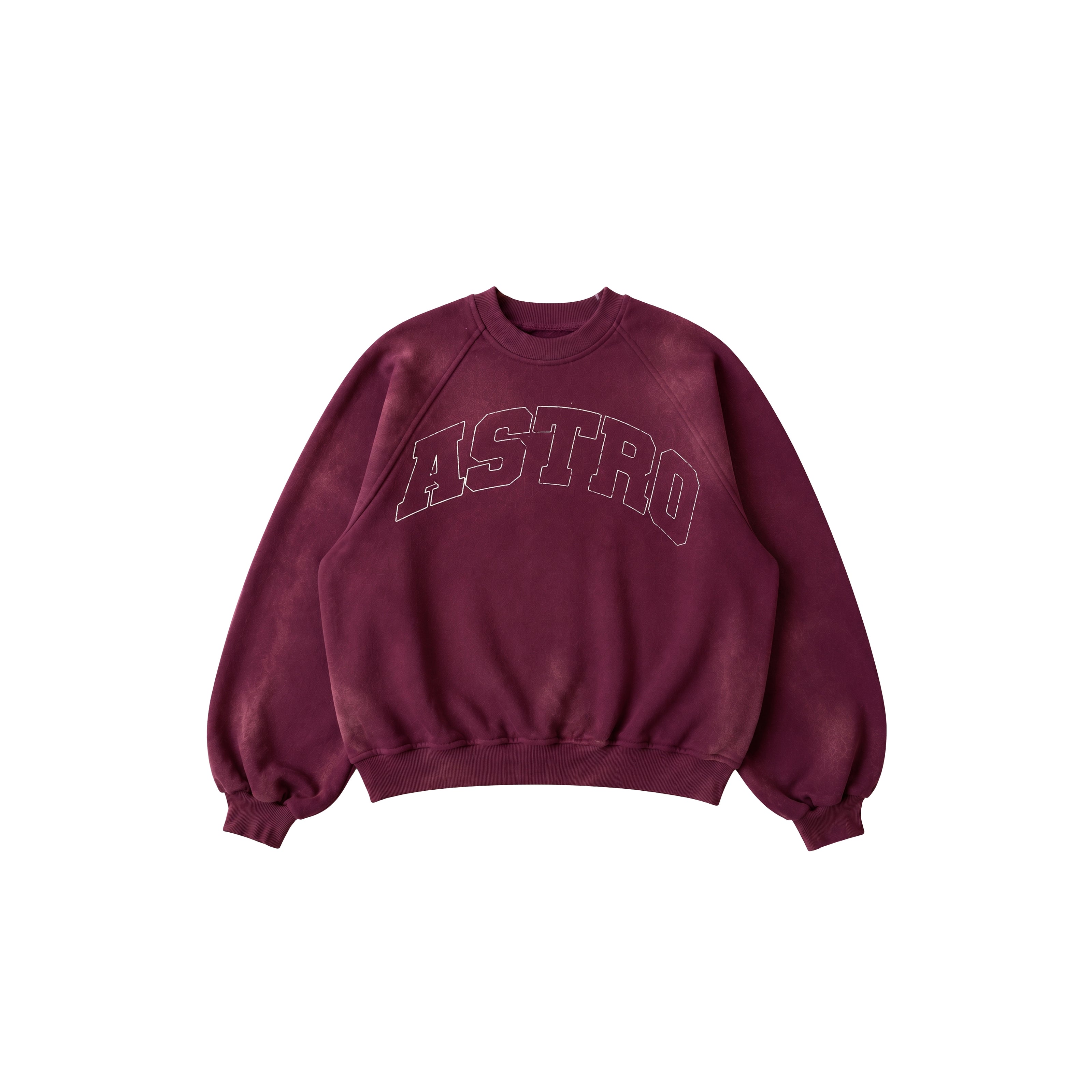 Crewneck Sun Faded — Burgundy