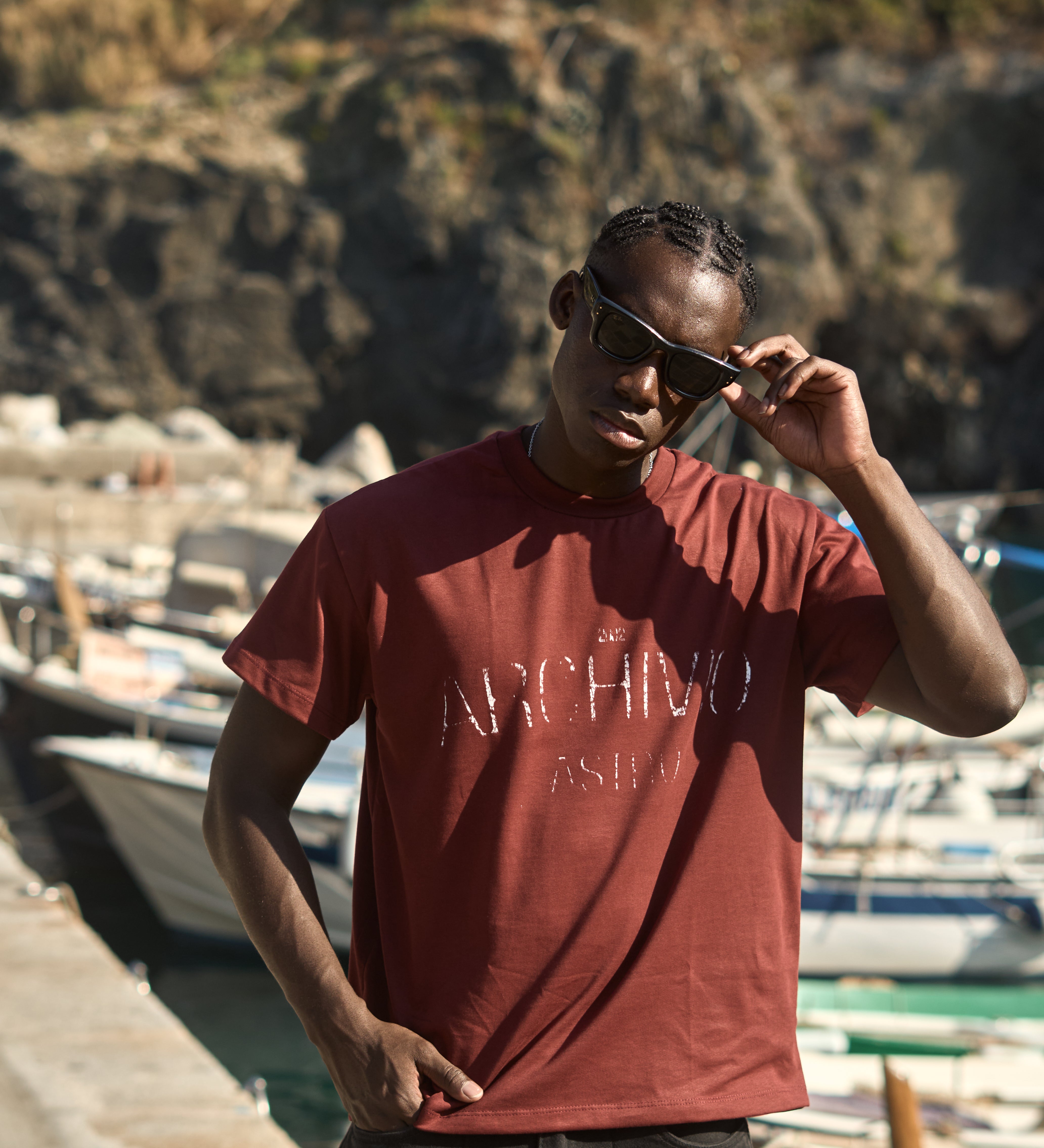 Archivio Tee - Burgundy
