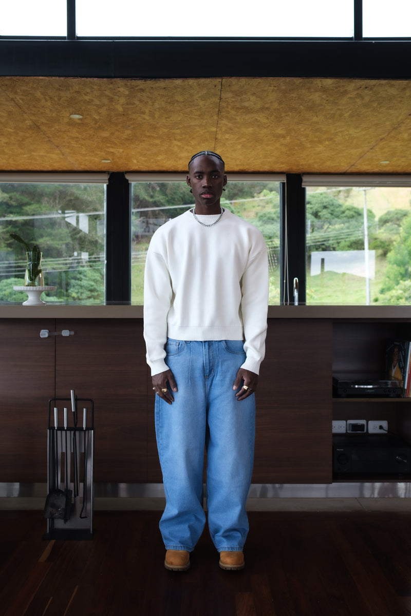 Legacy Knit Sweater - Oat