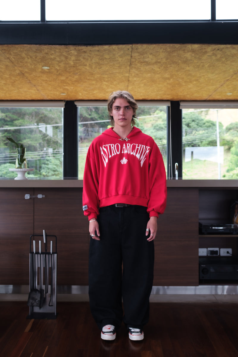 Legacy Clasp Hoodie - Red