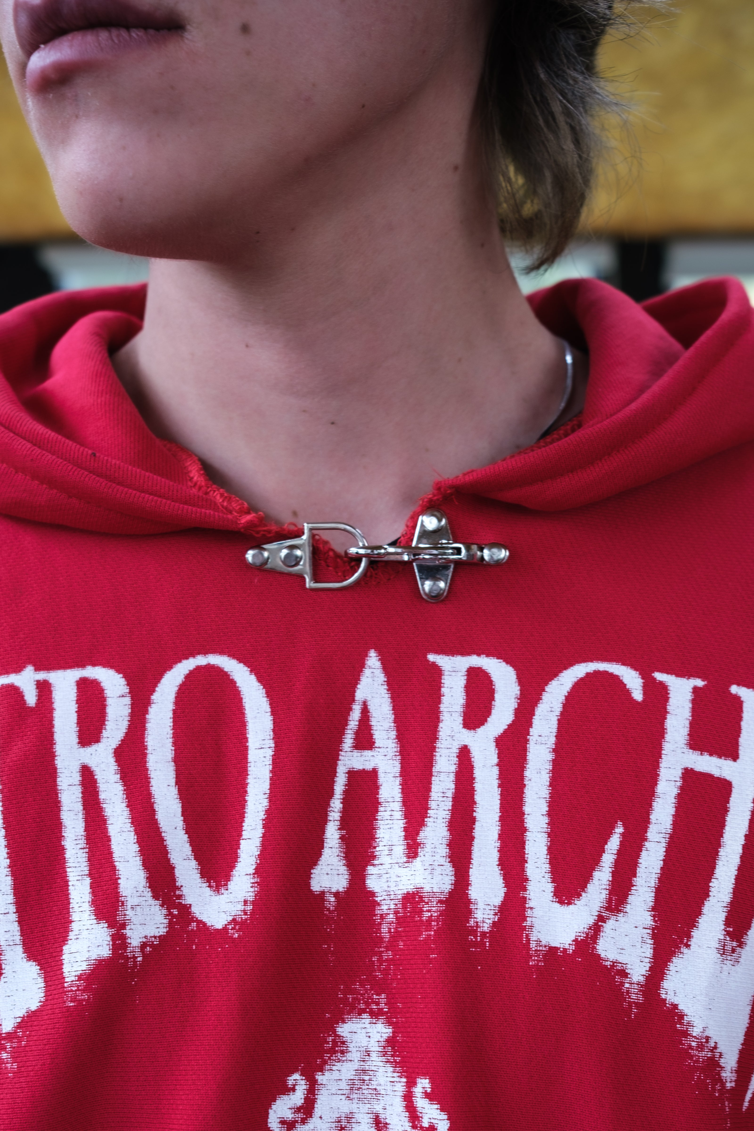 Legacy Clasp Hoodie - Red
