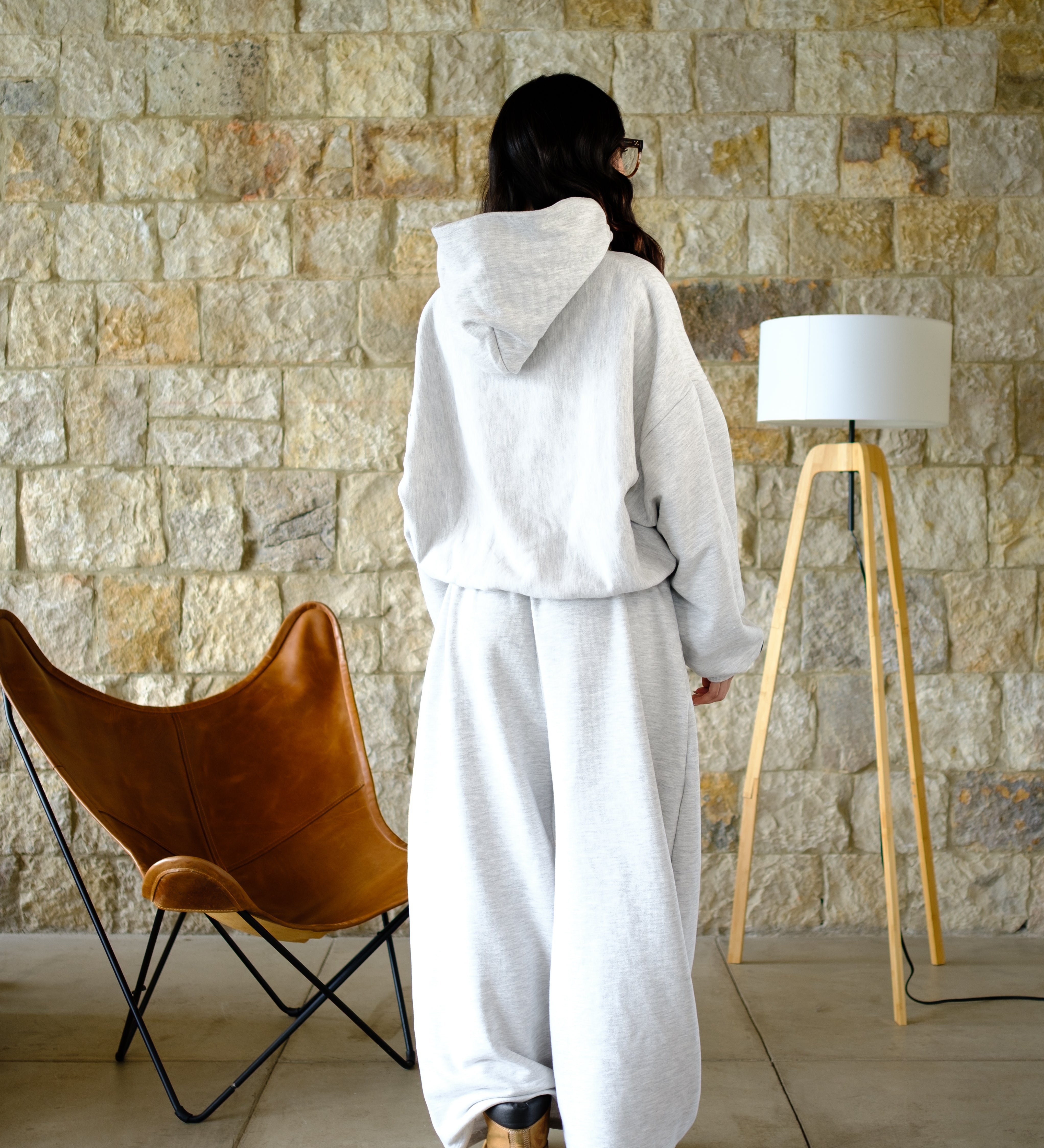 Basics V2 - Slate Hoodie Boxy Fit