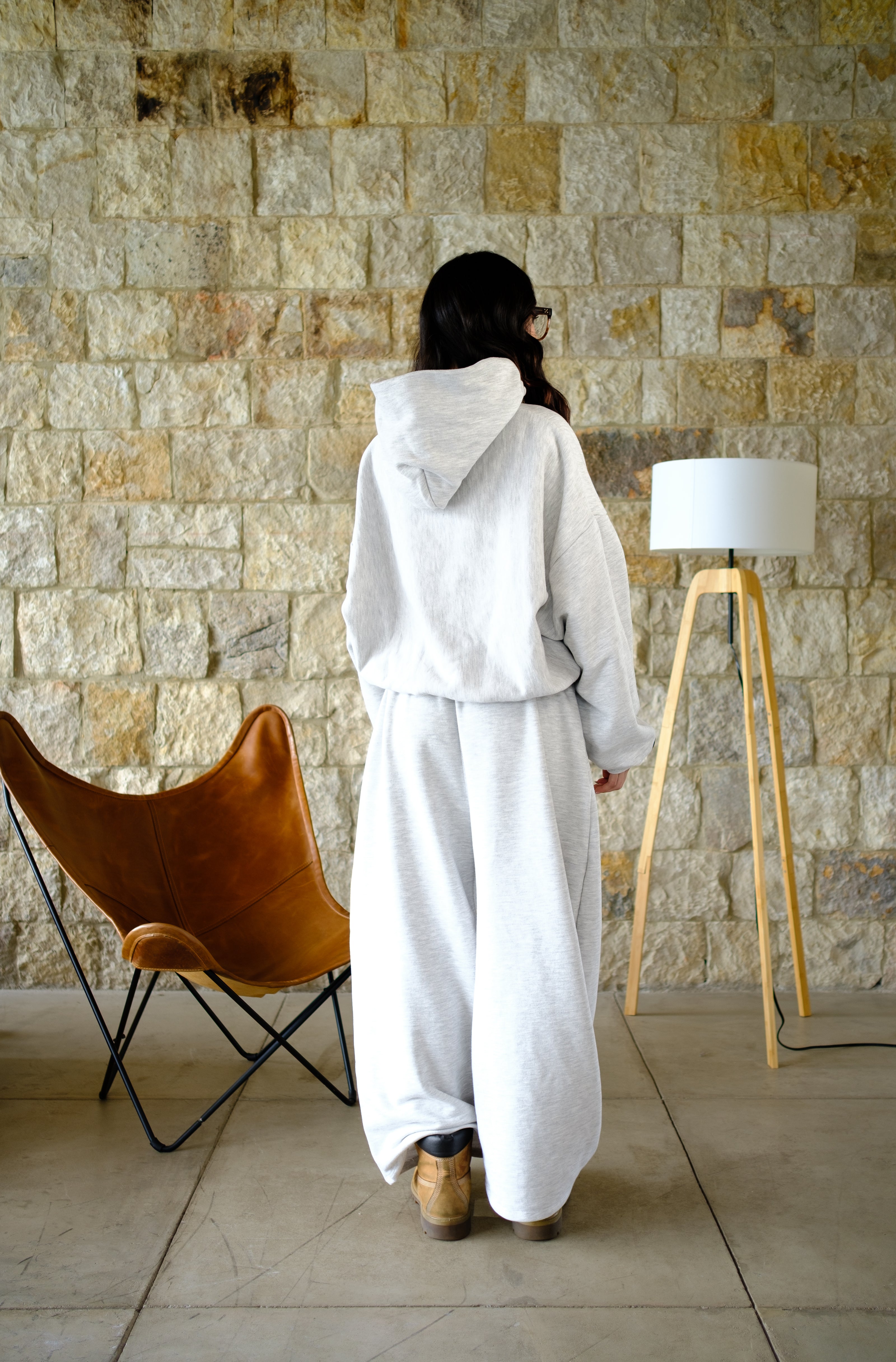 Basics V2 - Slate Hoodie Boxy Fit