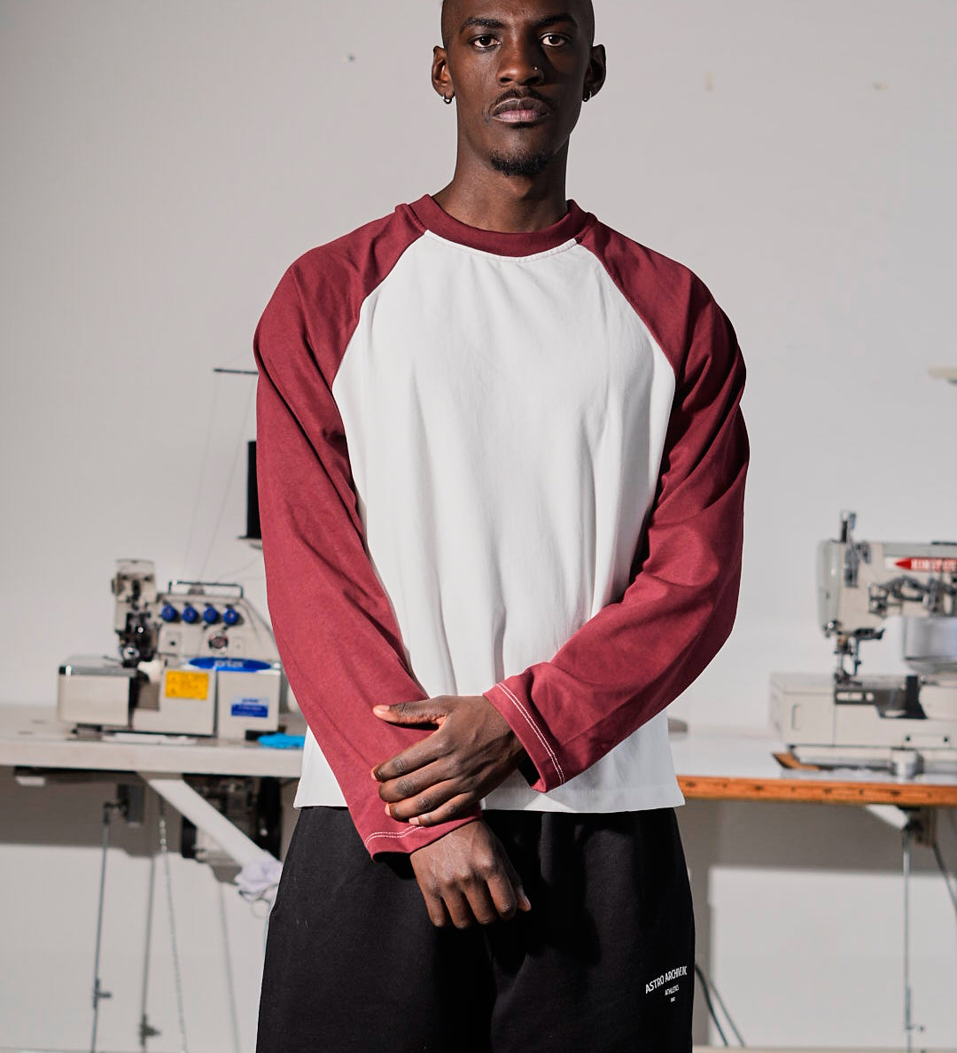 Raglan T-shirt - Burgundy