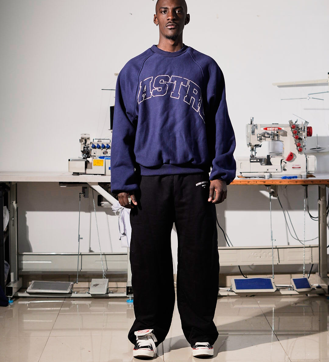 Navy Crewneck