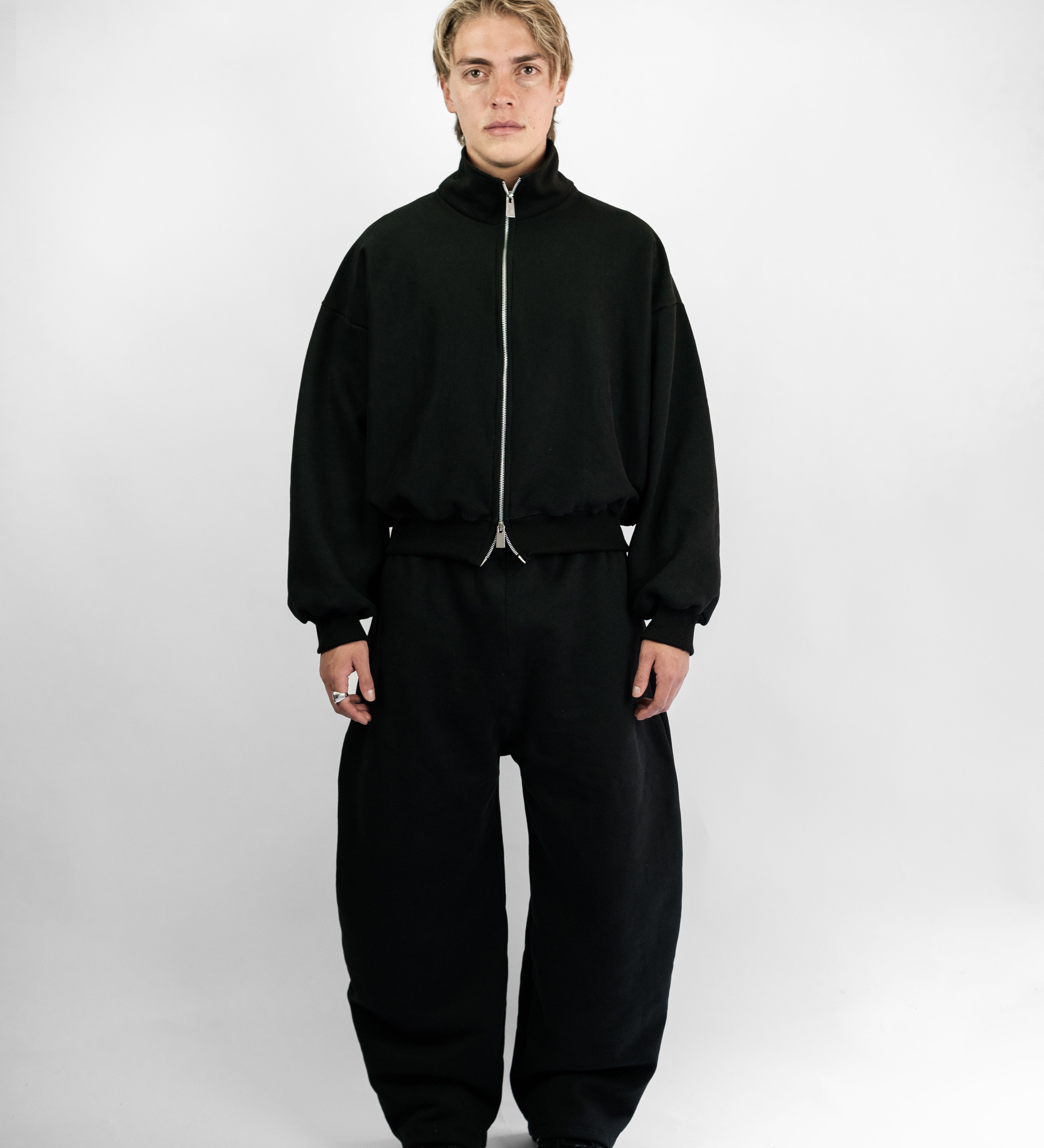 Core Track Double Zip Jacket - Onyx