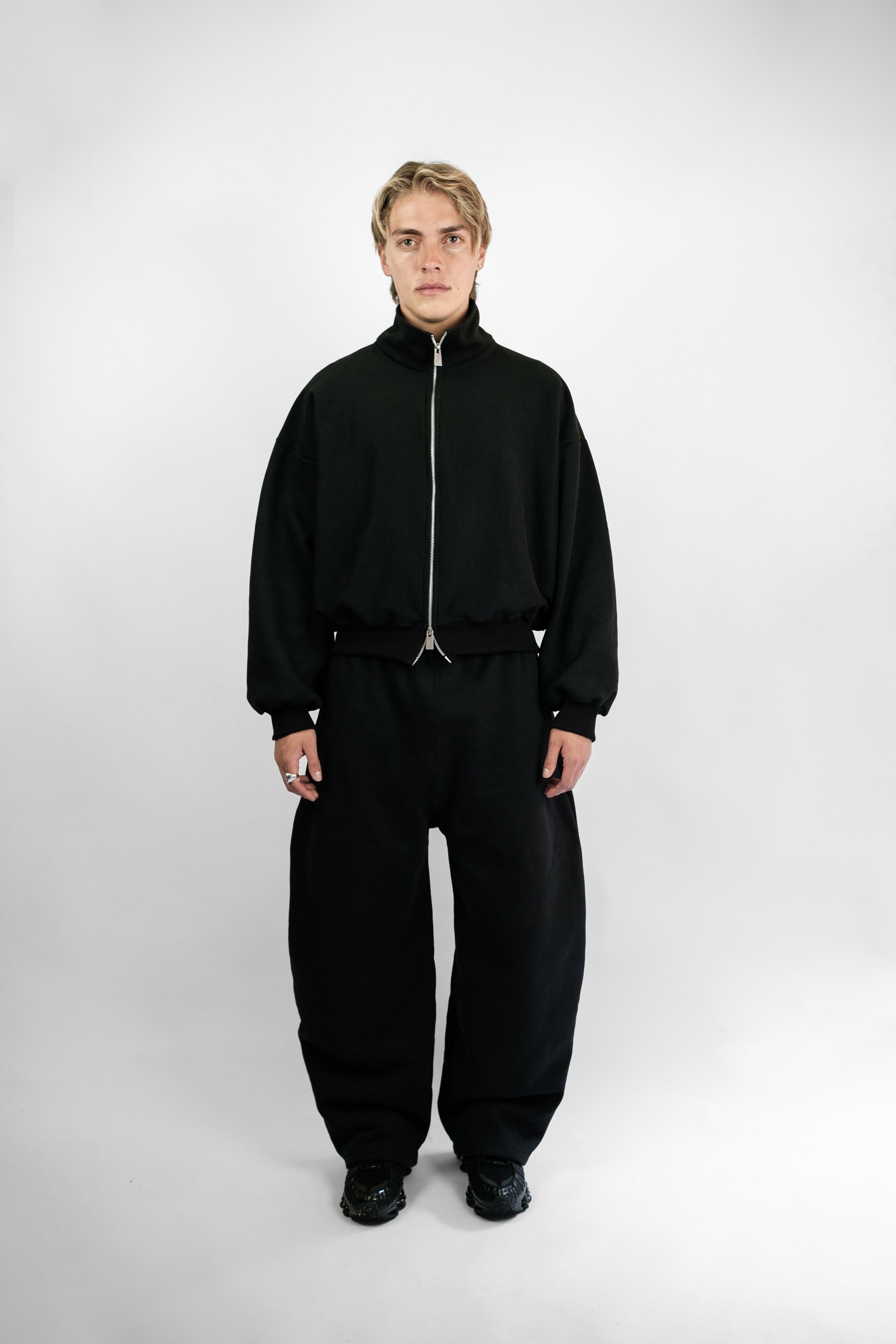 Core Track Double Zip Jacket - Onyx