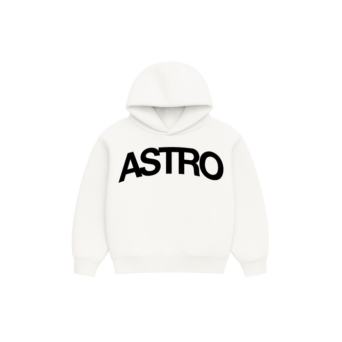 Basics V2 - Ivory Hoodie Boxy Fit