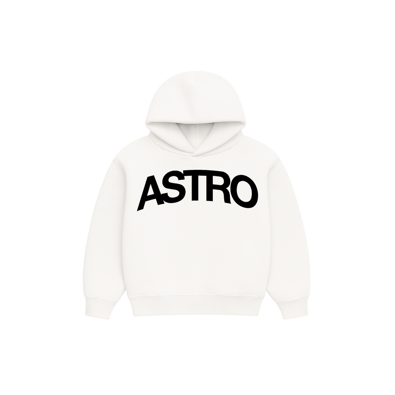 Basics V2 - Ivory Hoodie Boxy Fit
